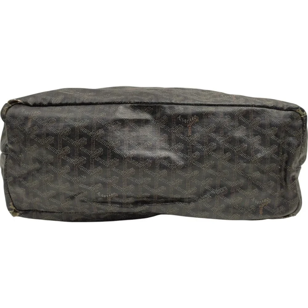864450BV (S6) Goyard Tote Bag Black PVC - Picture 3 of 9